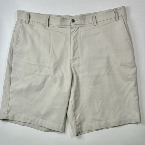 Callaway Other - Callaway Golf Shorts Mens 40 Beige Khaki Performance Stretch Flat Front Casual